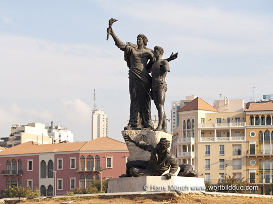 Beirut Statue Place des Martyrs